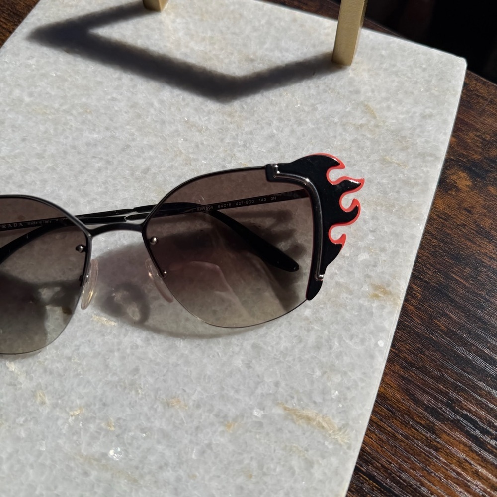 Prada Flame Cat Eye Sunglasses - Picture 3 of 10